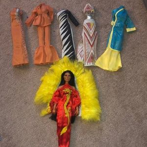 Cher doll including outfits
